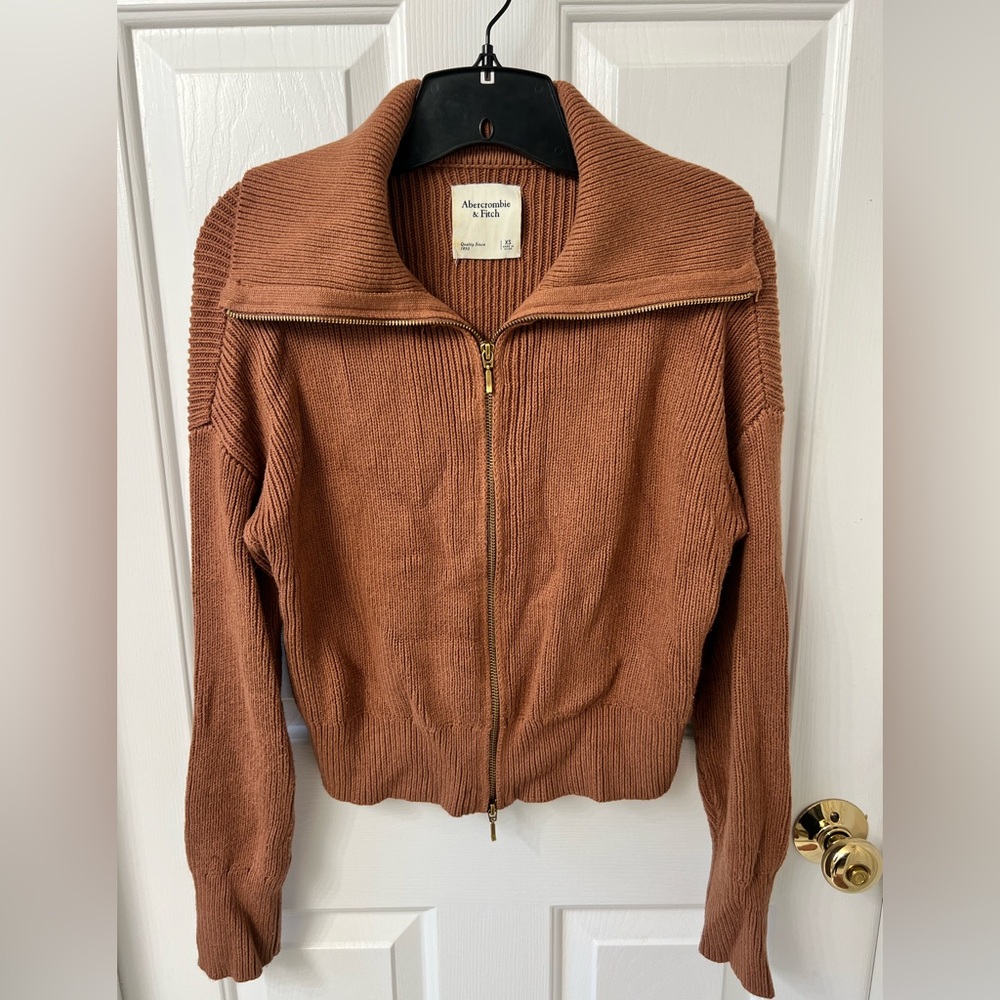 Abercrombie & Fitch Rust Knit Sweater Sz XS
